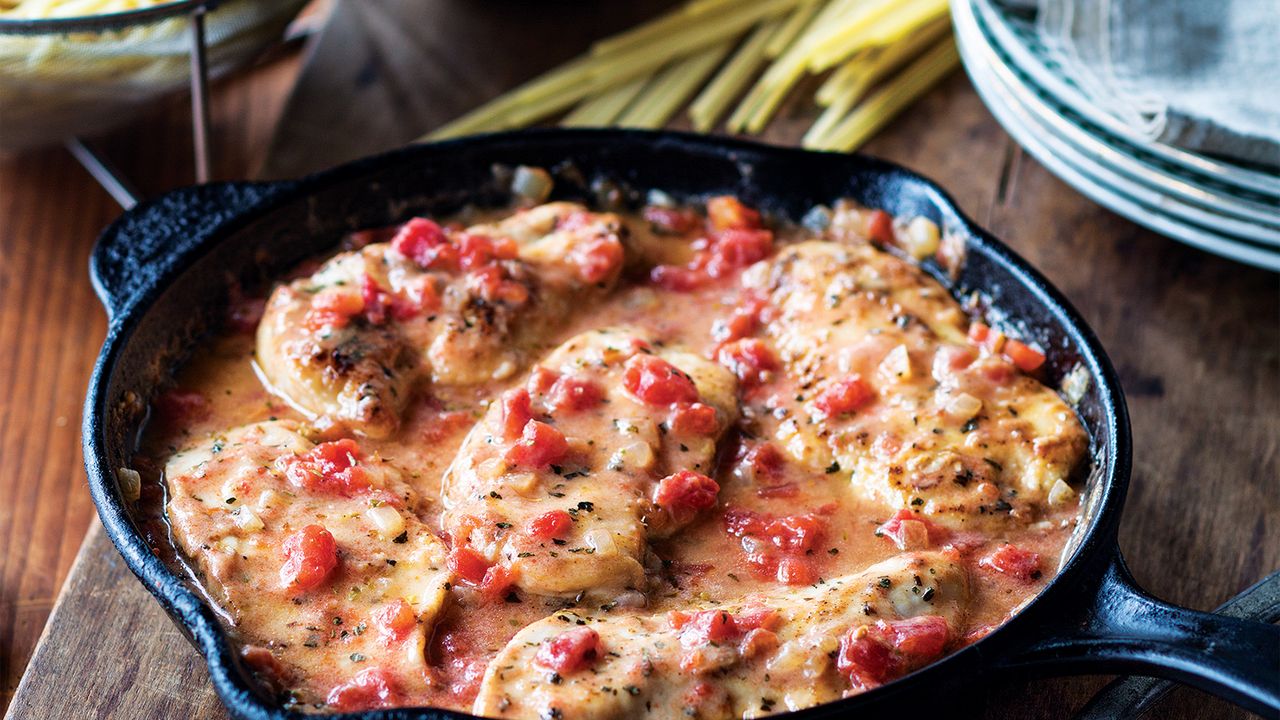 Herb-Infused Chicken with Garden Tomatoes