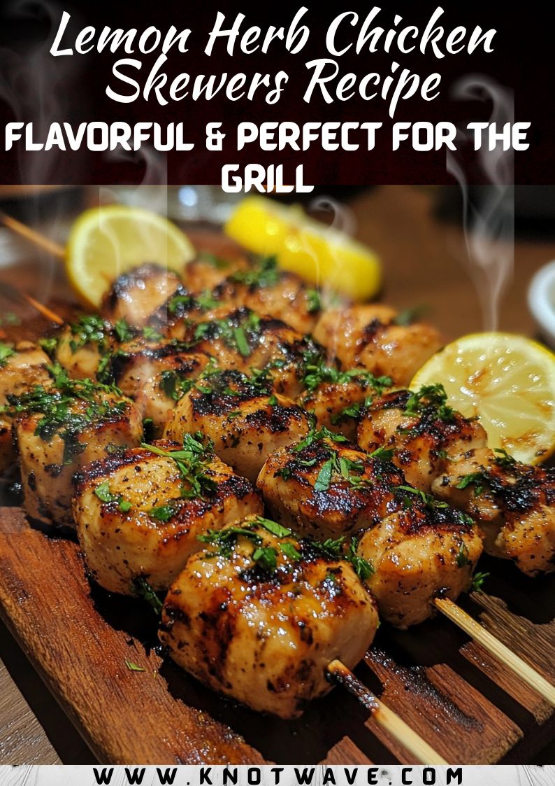 Superlative Lemon Herb Chicken Skewers