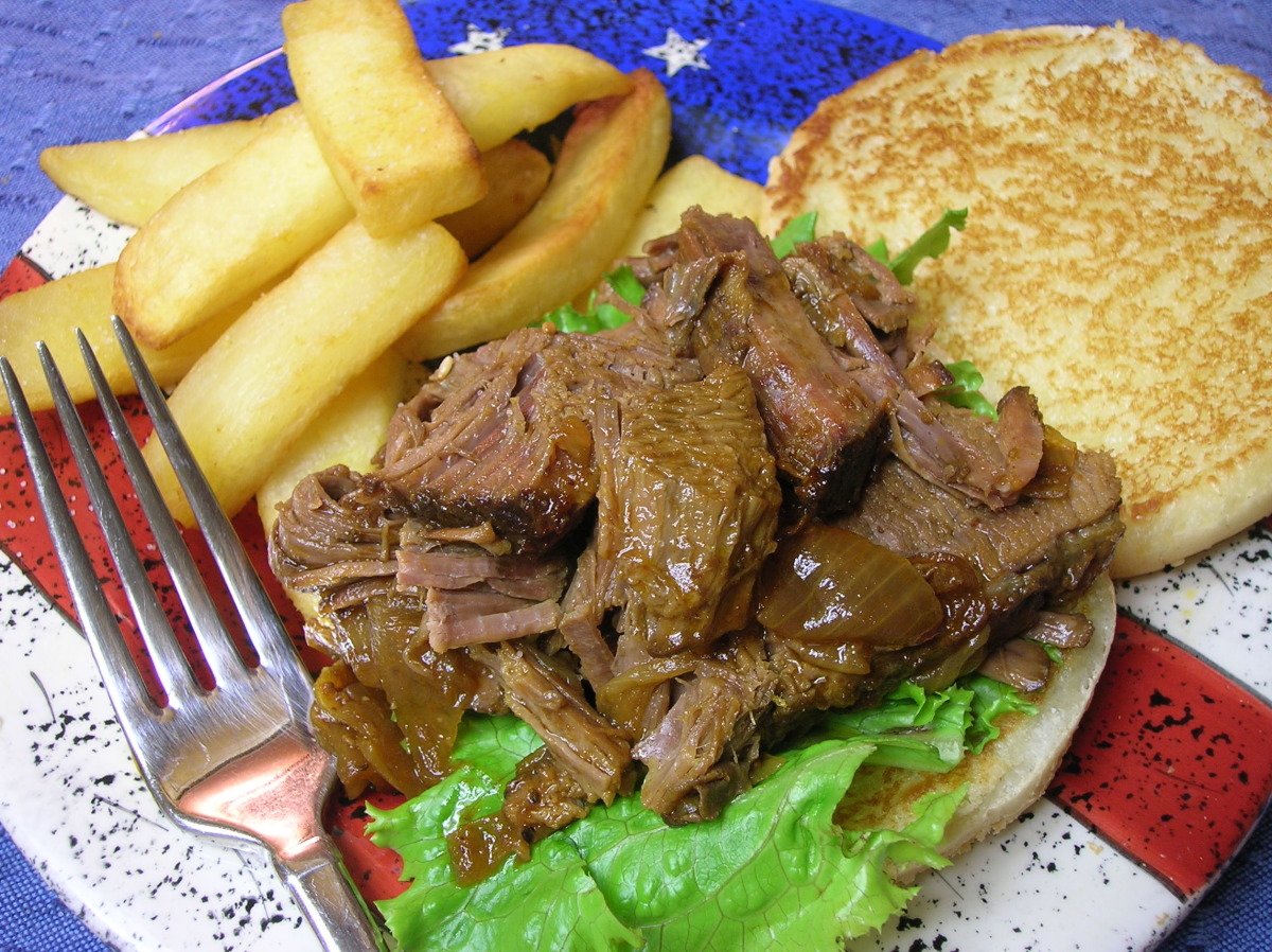 Smoked Brisket with Beer Glaze