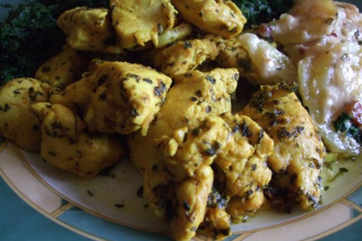 Pan-Seared Cumin-Coriander Chicken with Lemon