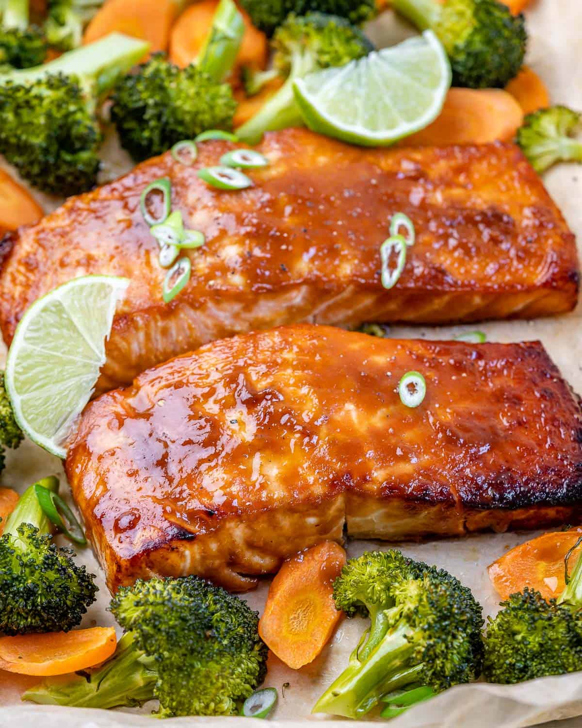 Miso-Glazed Salmon with Broccoli