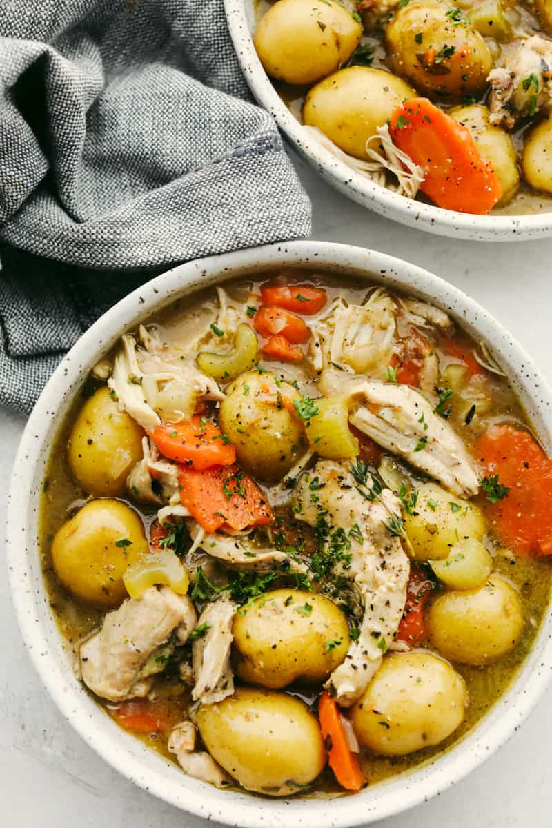 One-Pot Chicken Vegetable Stew with Potatoes