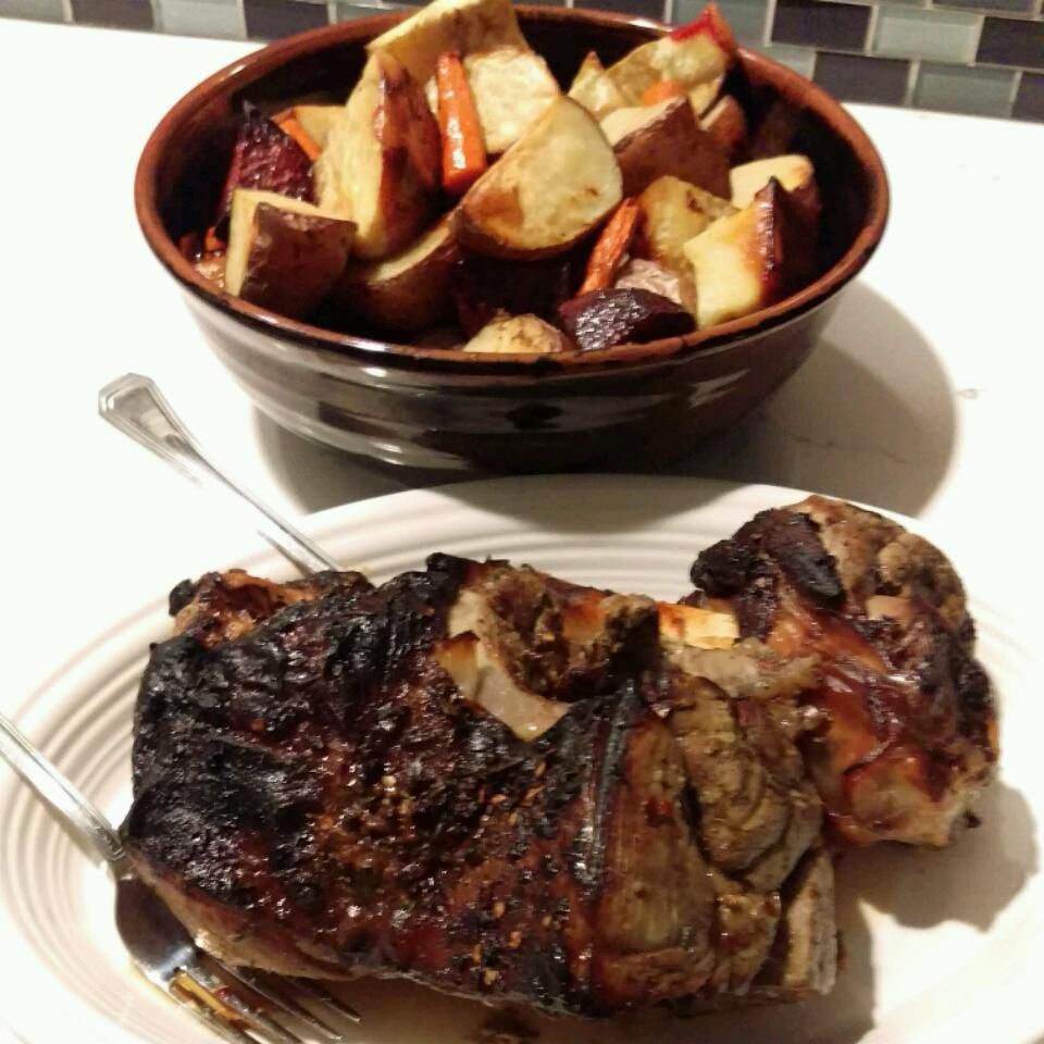Herb-Roasted Lamb Shoulder with Root Vegetables