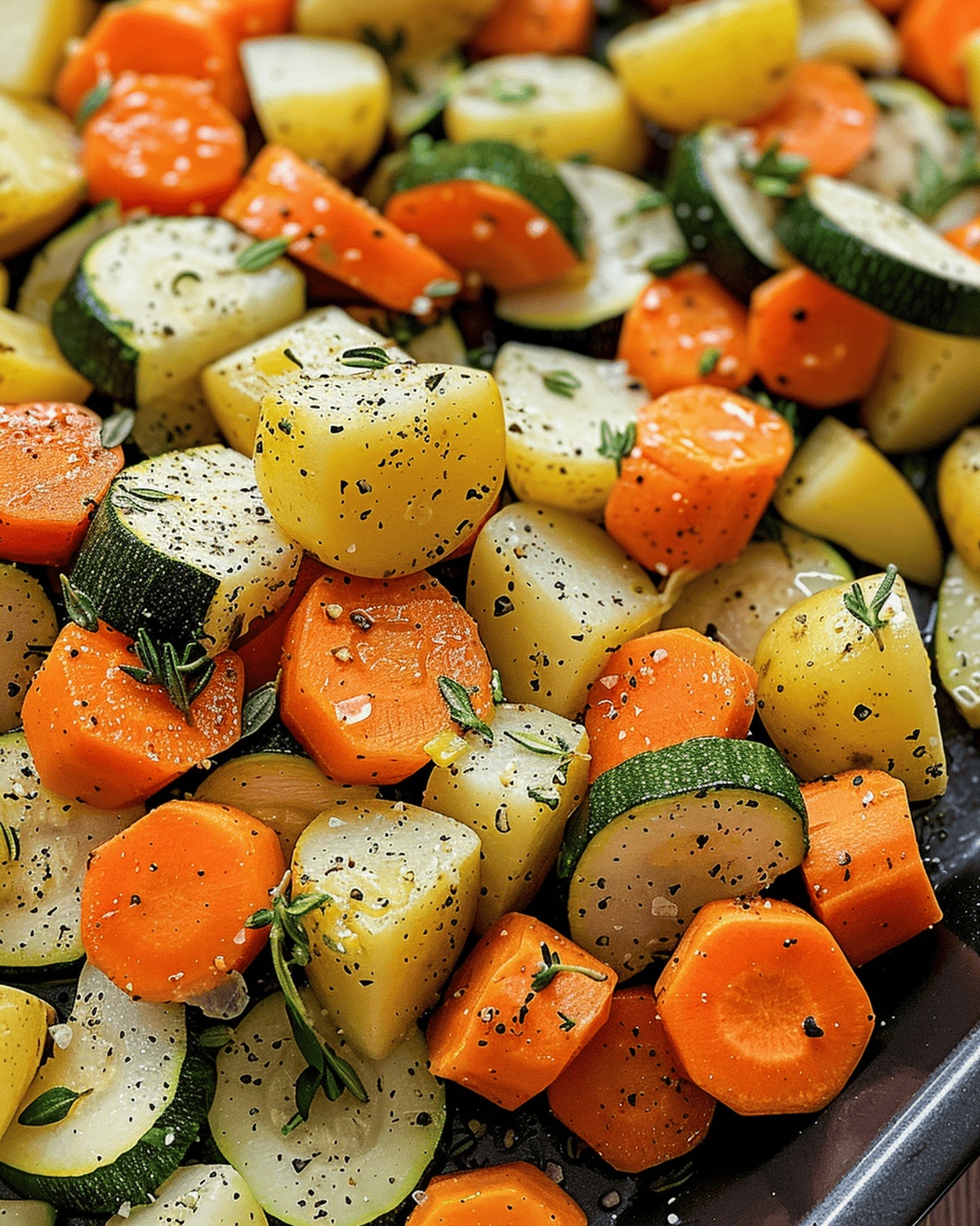 Herb-Infused Roasted Vegetable Medley