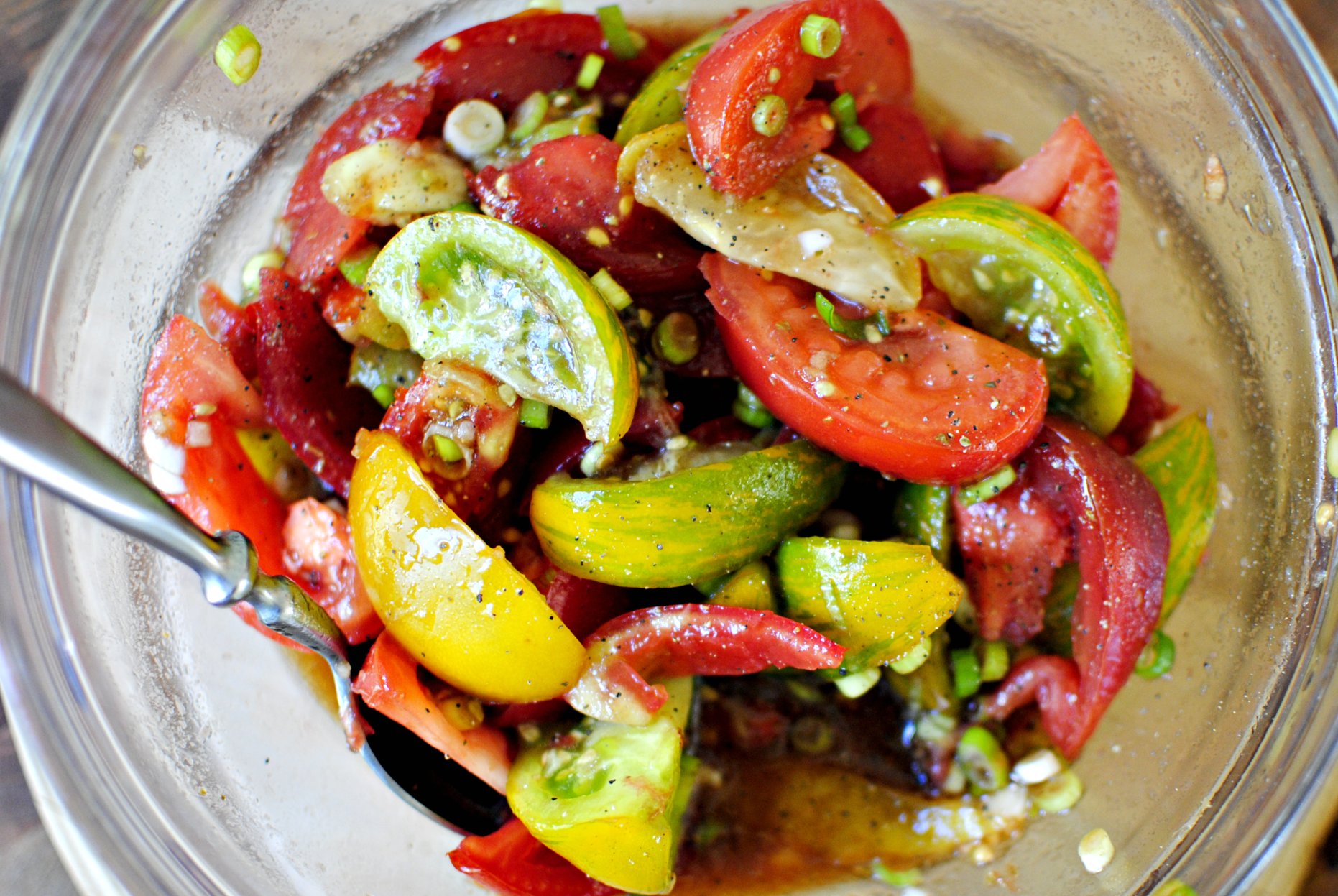Balsamic-Glazed Heirloom Tomato Salad
