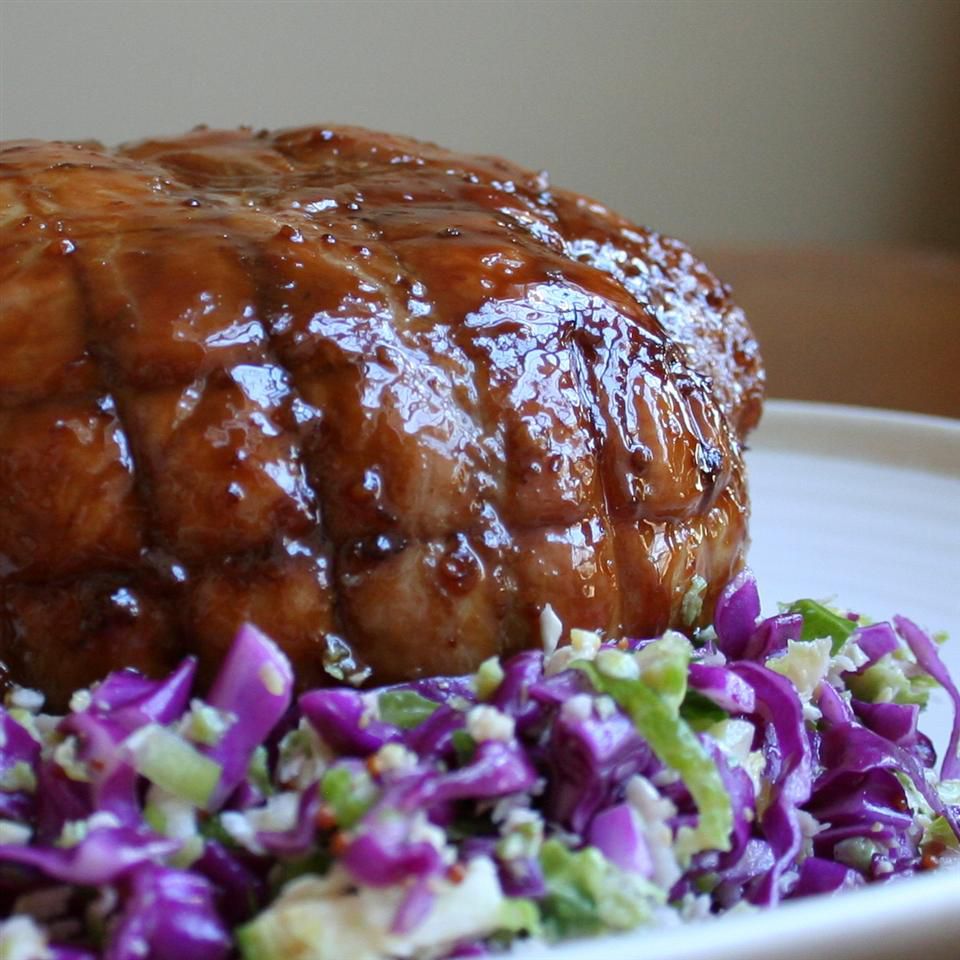 Pork and Corn Loaf with Maple Glaze
