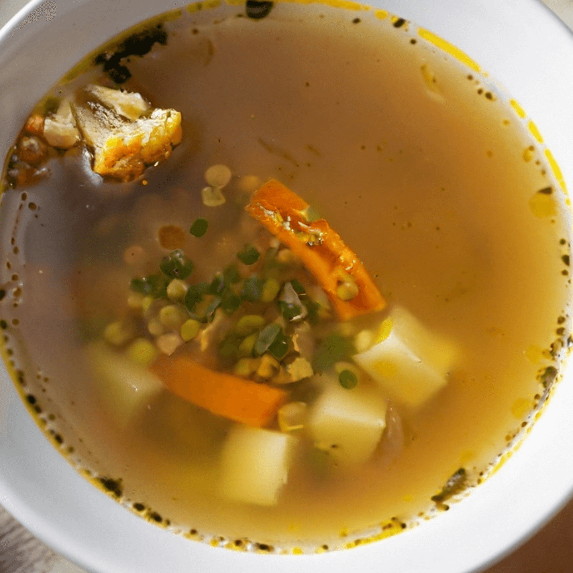 Simmered Lemon-Dill Vegetable Broth