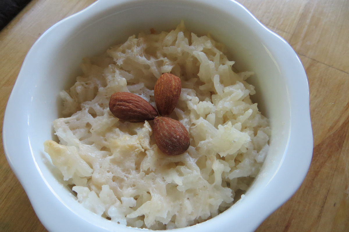 Pandan Coconut Rice Pudding