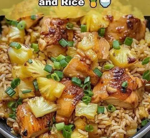 One-Pot Rice with Chicken and Pineapple