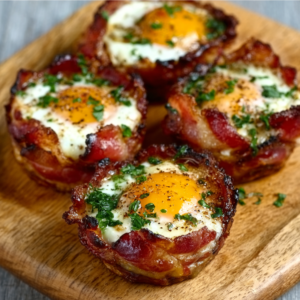 Bacon and Egg Breakfast Cups