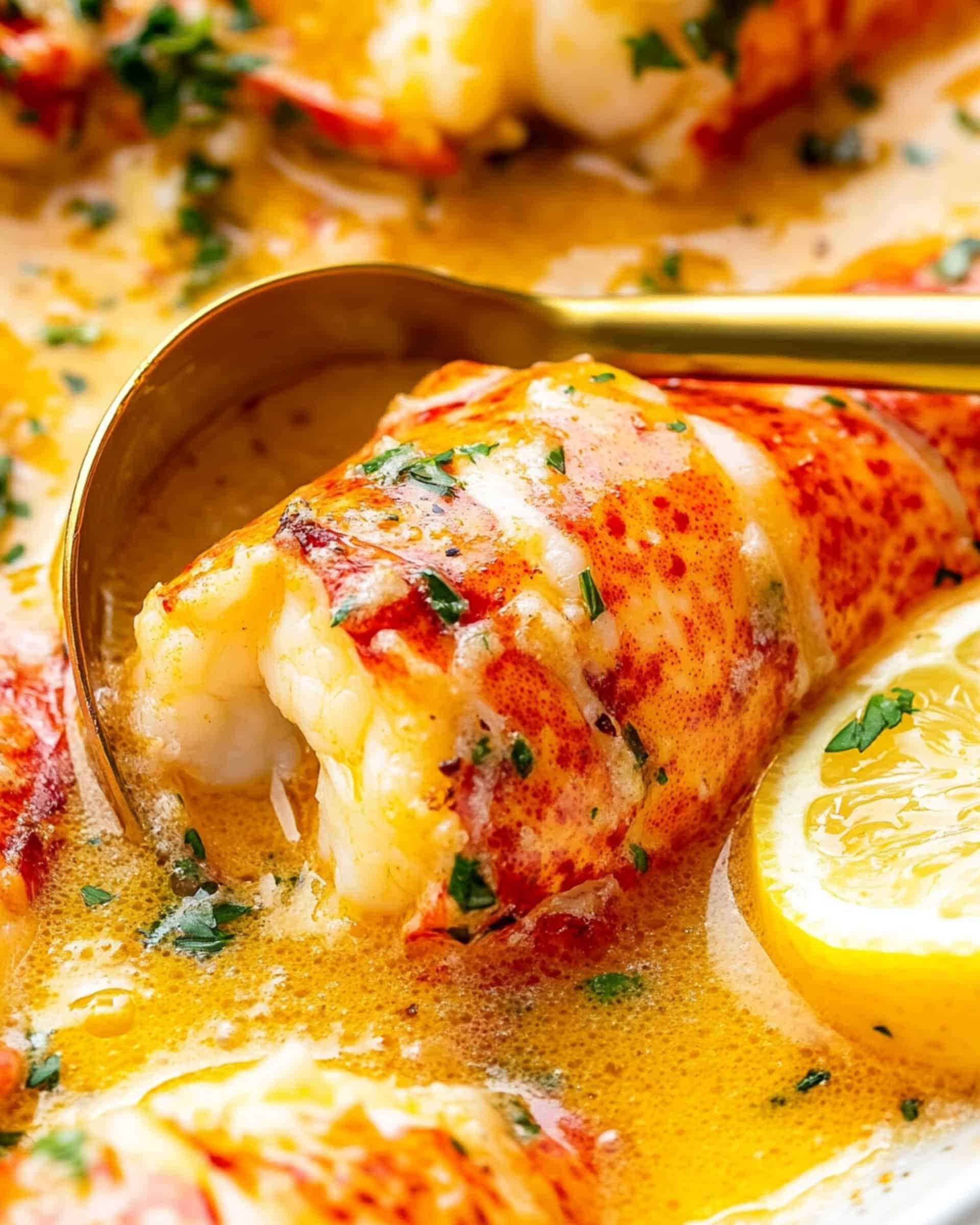 Butter-Poached Lobster with Lemon Zest