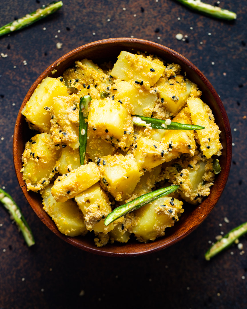 Aloo Posto with Fresh Poppy Seeds