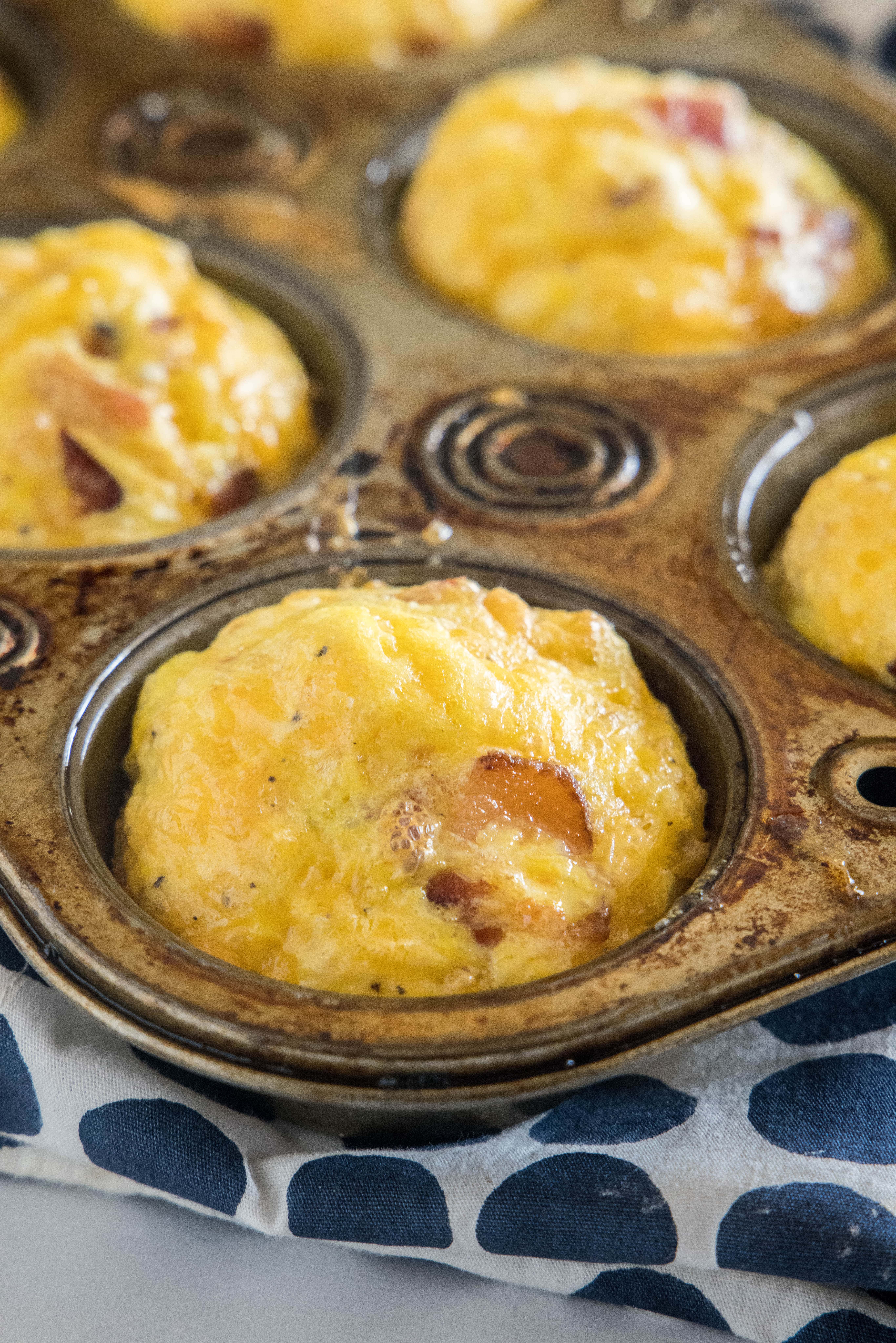 Bacon and Cheese Egg Muffins