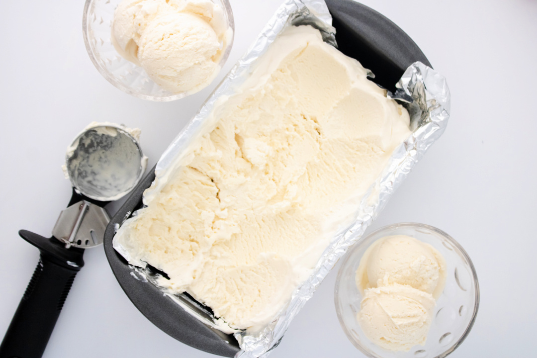 No-Churn Vanilla Bean Ice Cream