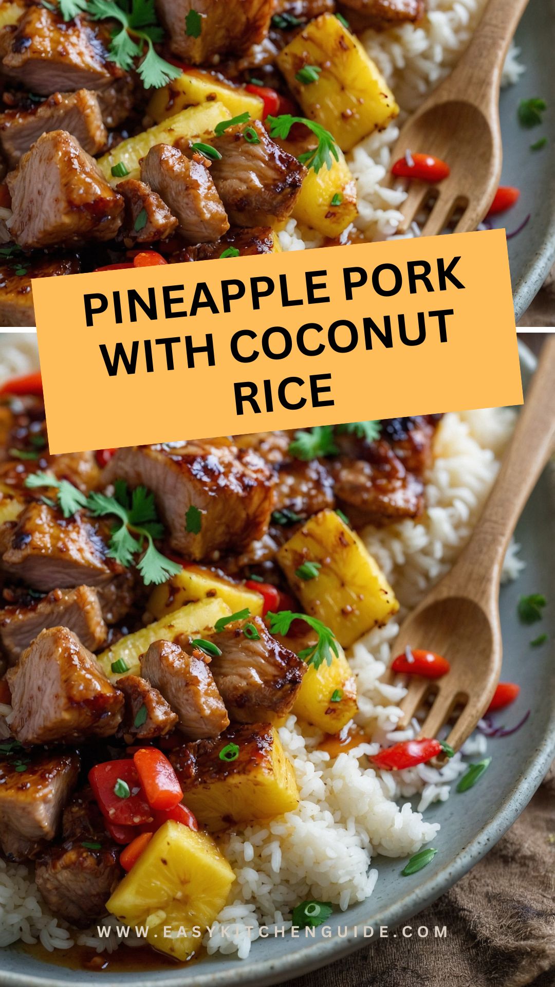 Simmered Pork Belly with Pineapple and Coconut Sauce