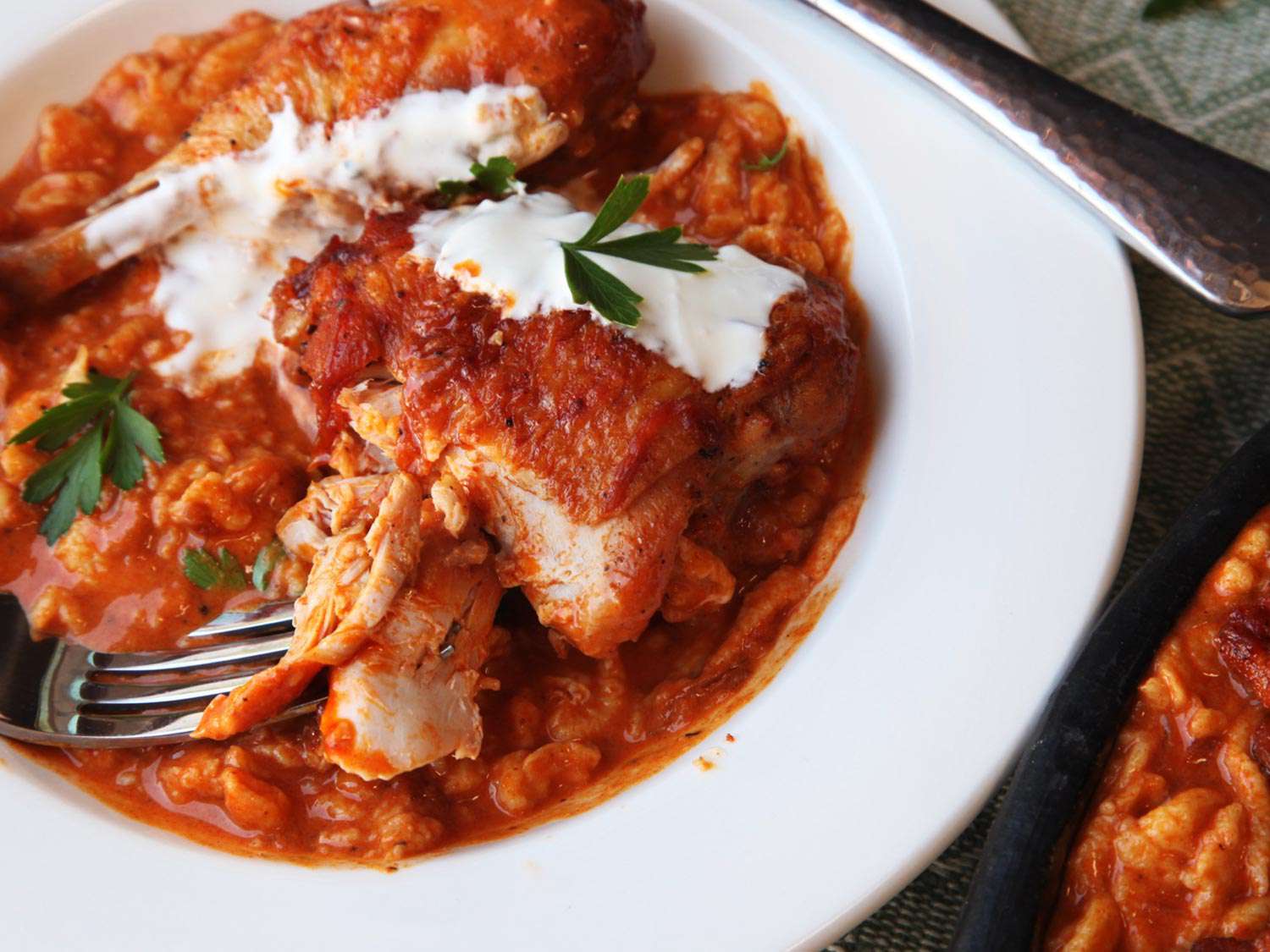 Chicken Paprikash with Sour Cream