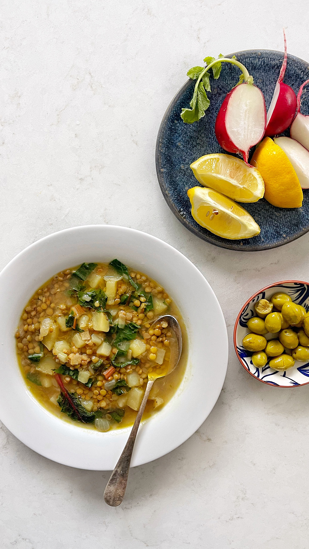 Swiss Chard and Dandelion Greens Soup
