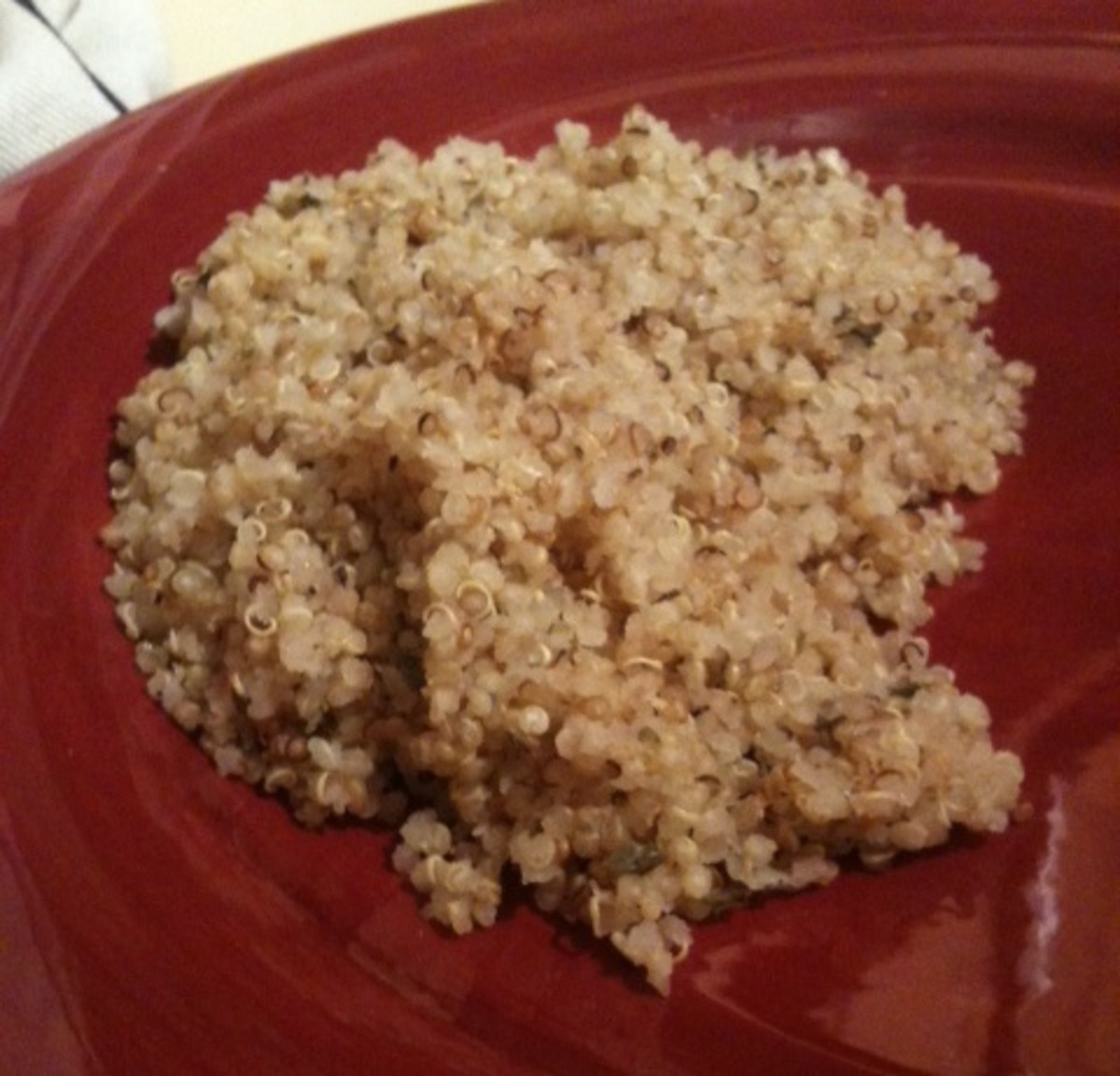 Herbed Tea-Infused Quinoa with Lemon Zest