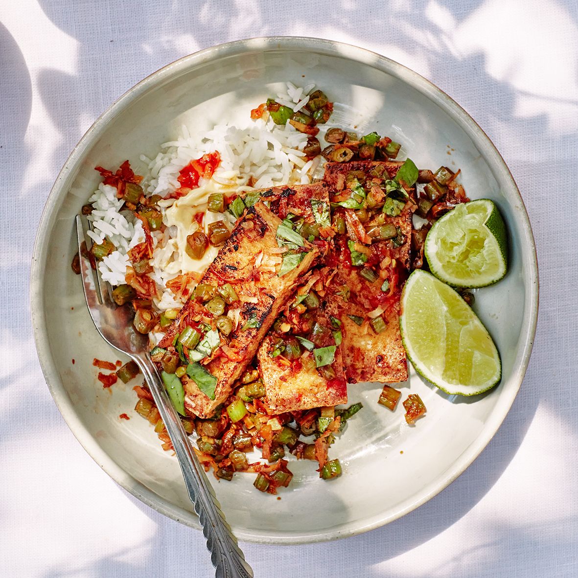 Tofu Stir-Fry with Coconut and Lime