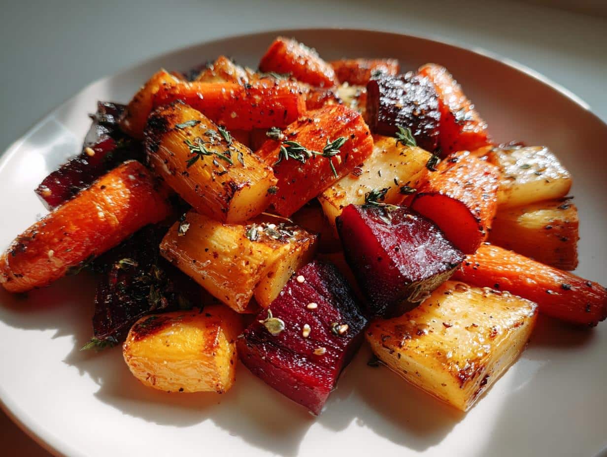 Slow-Cooked Chicken and Root Vegetable Medley