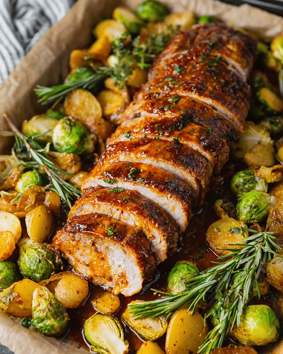 Rosemary-Glazed Pork Tenderloin