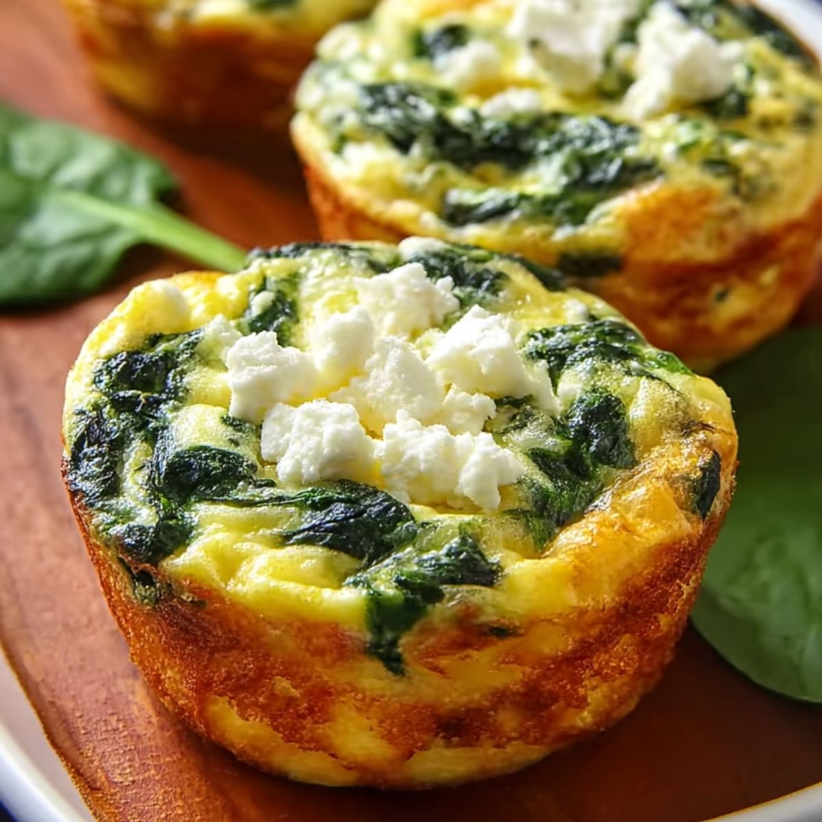 Baked Spinach-Feta Egg Muffins