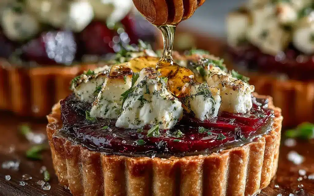 Herb-Roasted Beet and Goat Cheese Tart
