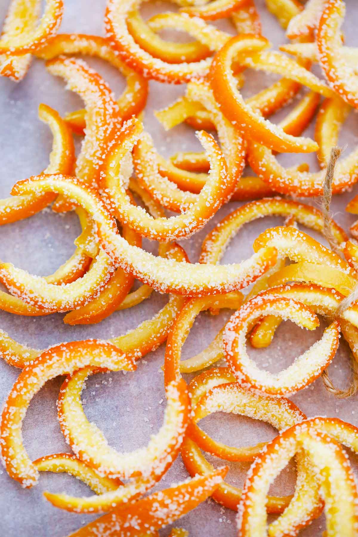 Candied Citrus Peel and Sparkling Grape Salad