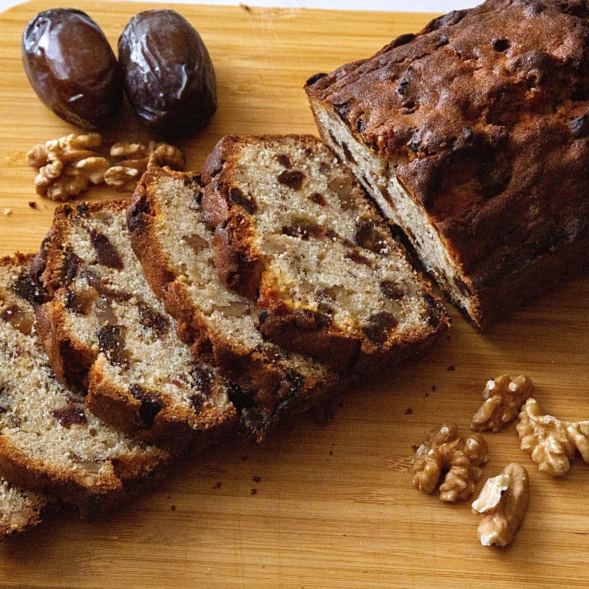 Semolina Date and Walnut Cake