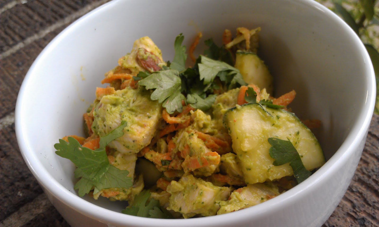 Avocado-Cilantro Chicken Salad with Lime
