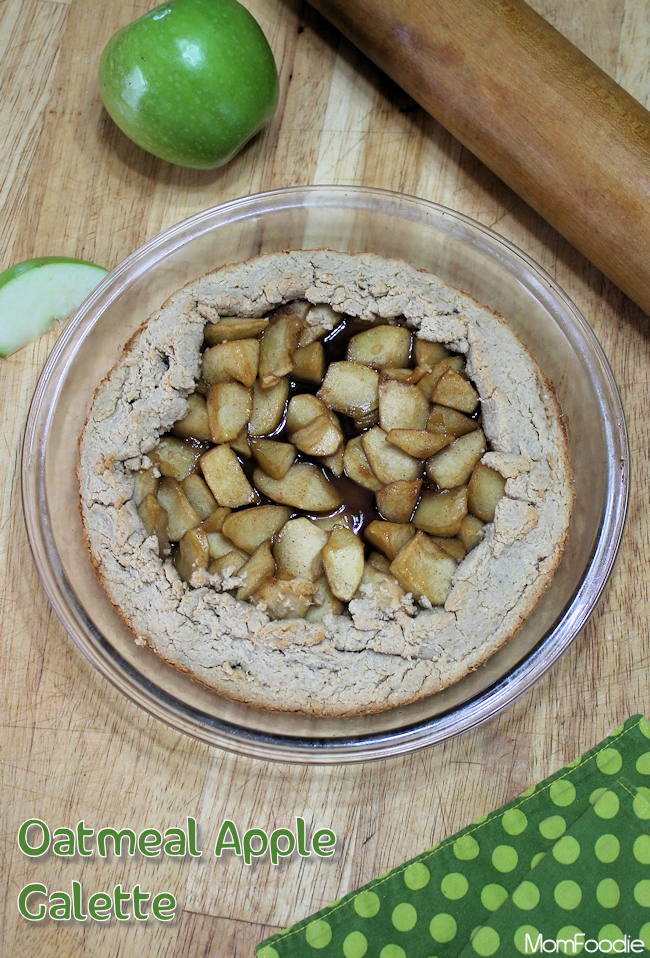 Honey-Spiced Apple Galette with Oat Crust