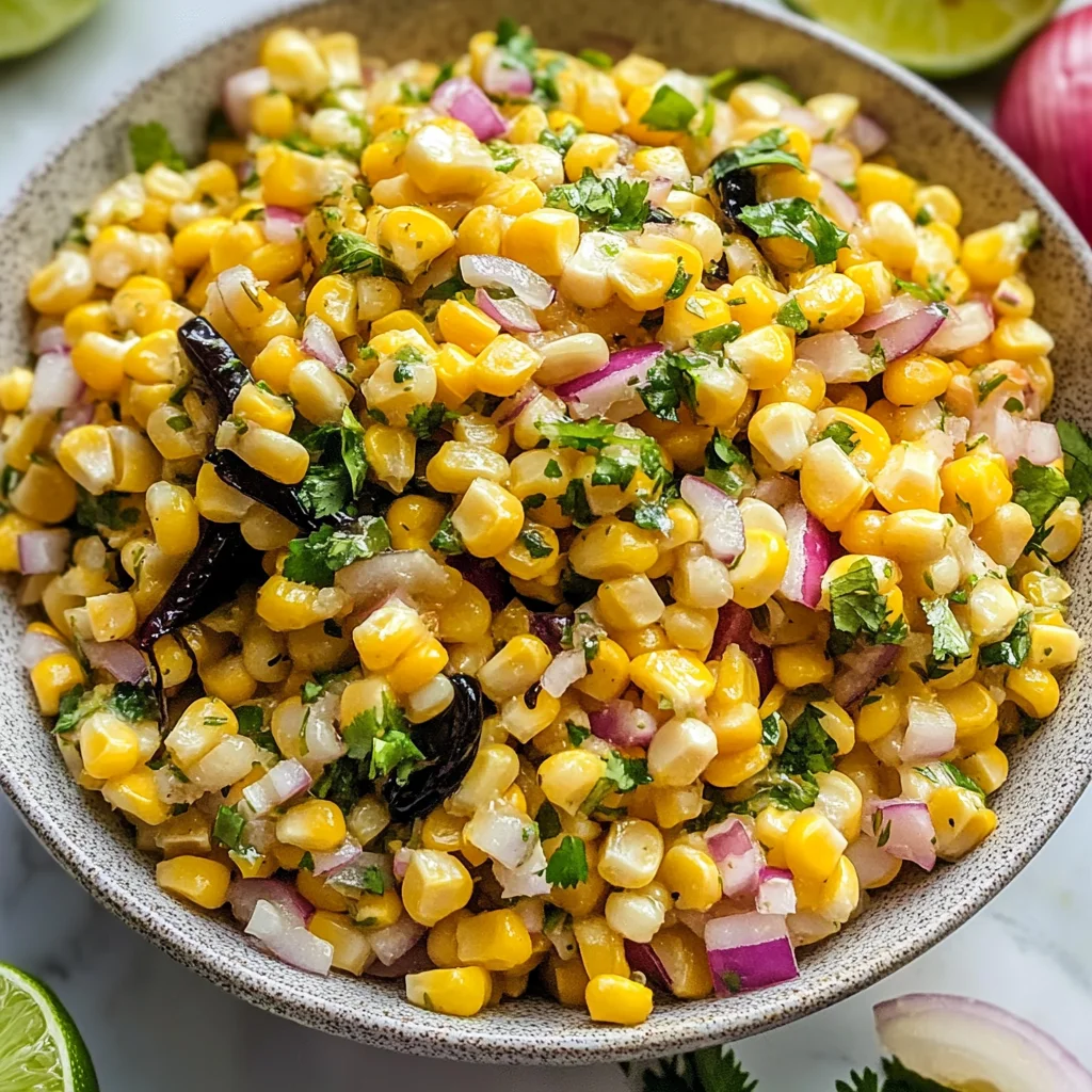 Blue Corn Tostadas with Smoky Roasted Corn Salsa