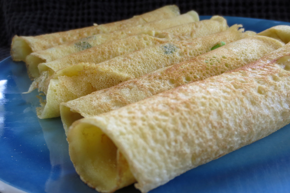 Ramp and Wild Onion Pancakes