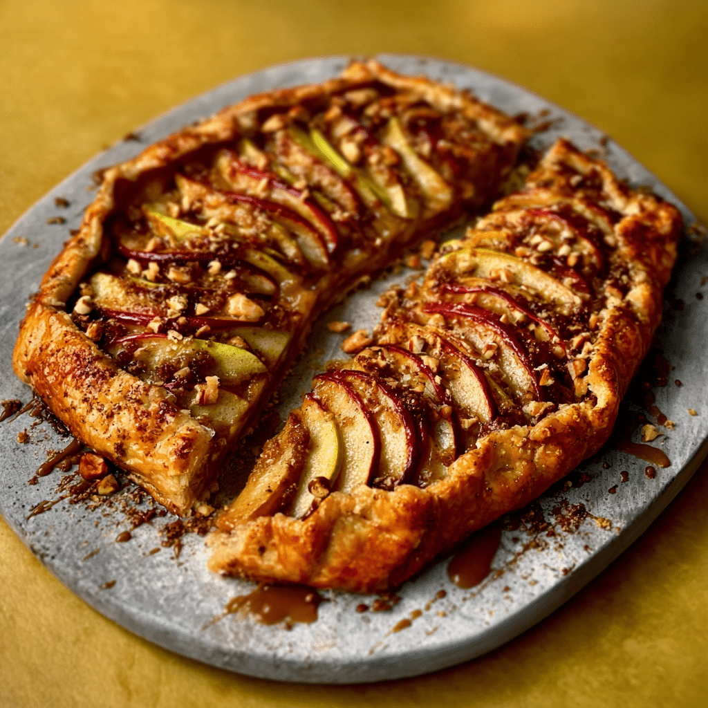 Minnesota Apple and Hazelnut Galette