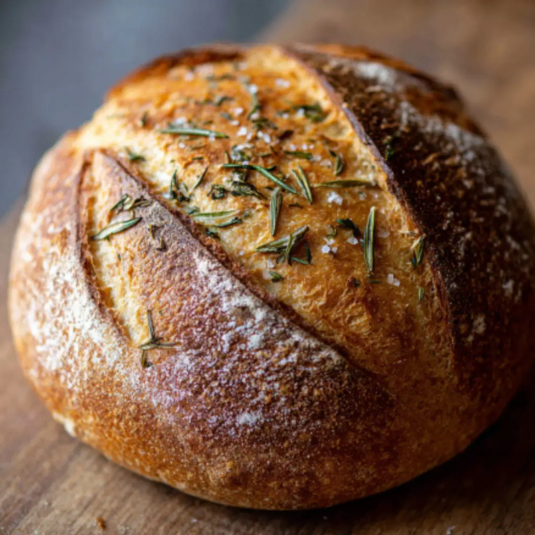 Sourdough Bread Ring with Rosemary