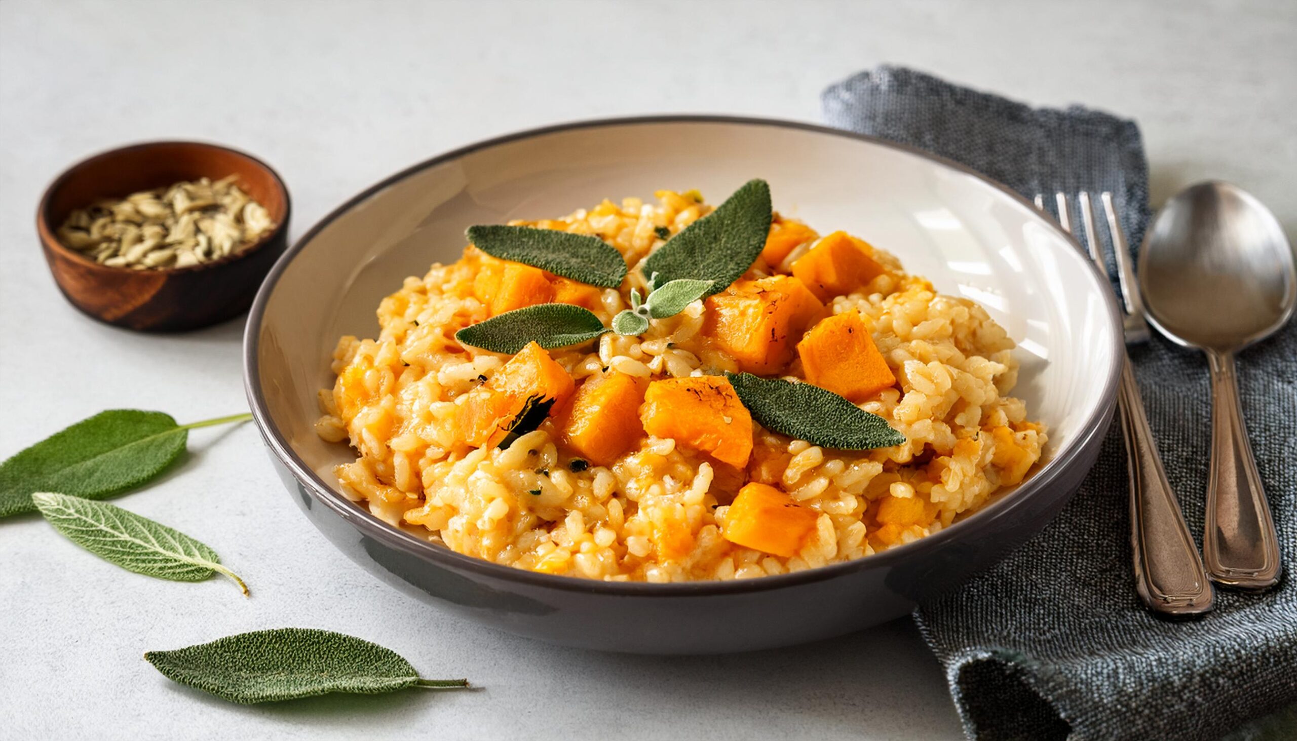 Sage-Infused Butternut Squash Risotto