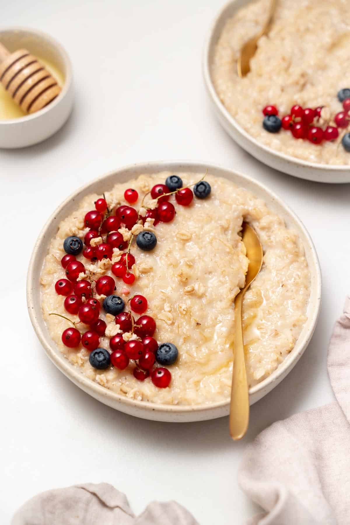 Adventure Time Berry-Honey Oatmeal