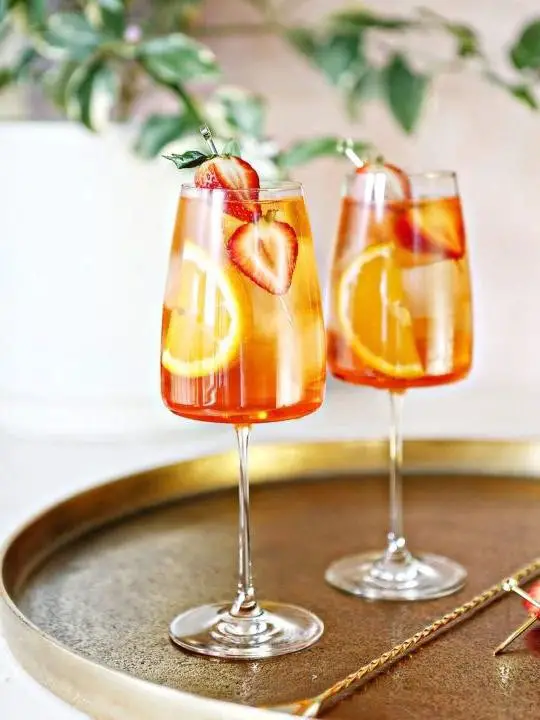 Lime-Infused Aperol Spritz