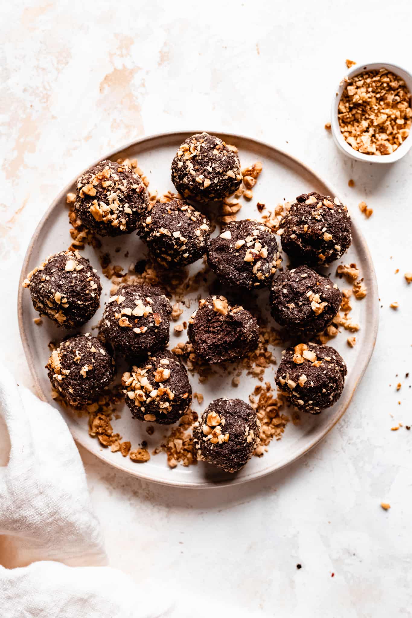 No-Bake Chocolate Hazelnut Energy Bites