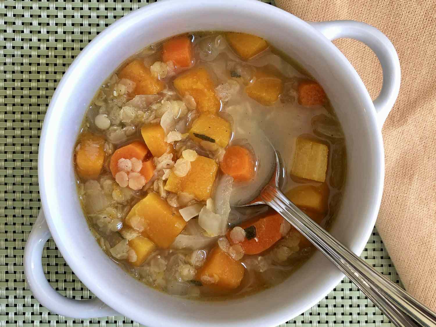 Butternut Squash and Apple Stew with Sage