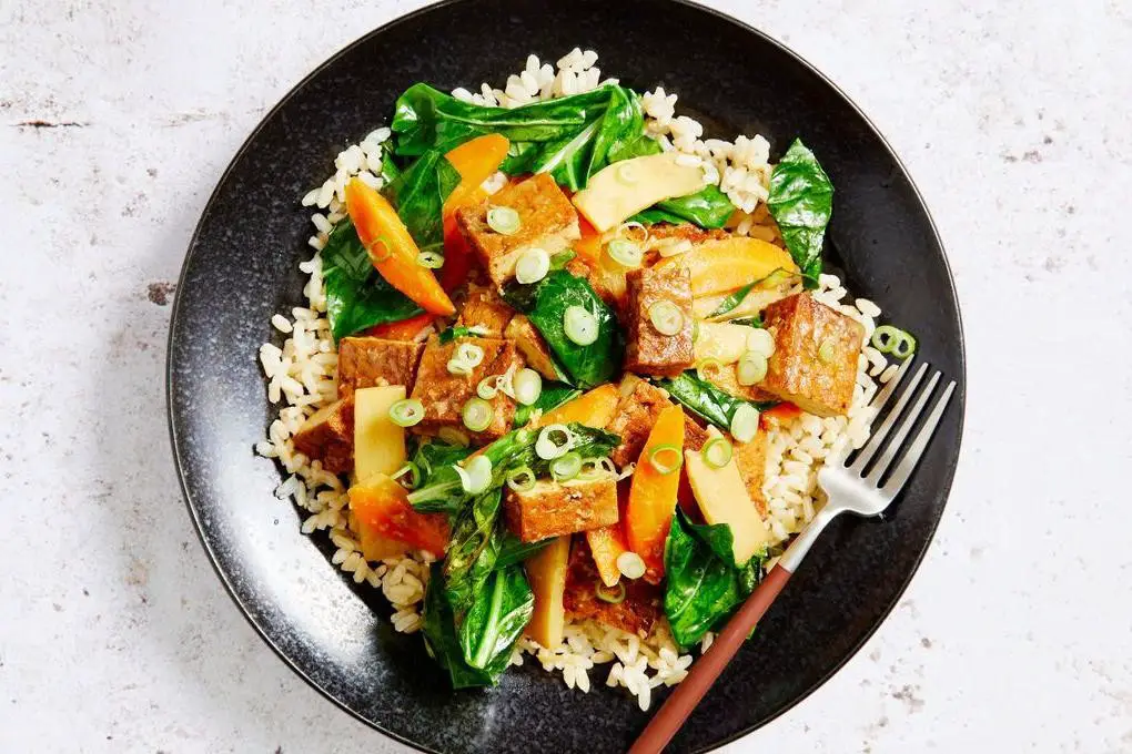 Bamboo Shoot and Tofu Stir-Fry