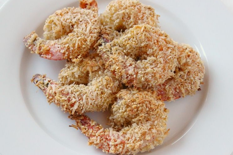 Coconut-Crusted Shrimp with Lemongrass