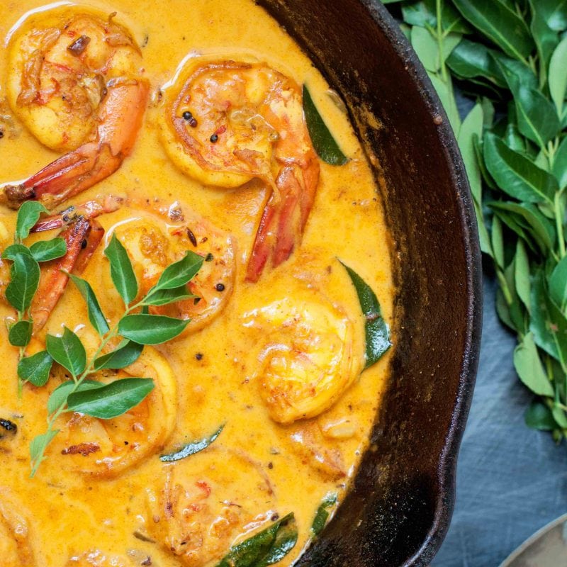 Kokum-Infused Prawn Curry with Coconut Milk