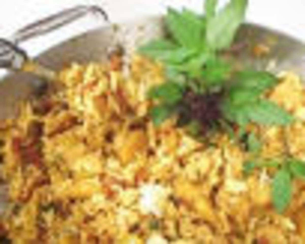 Burmese Chicken Fried Rice with Turmeric and Coconut