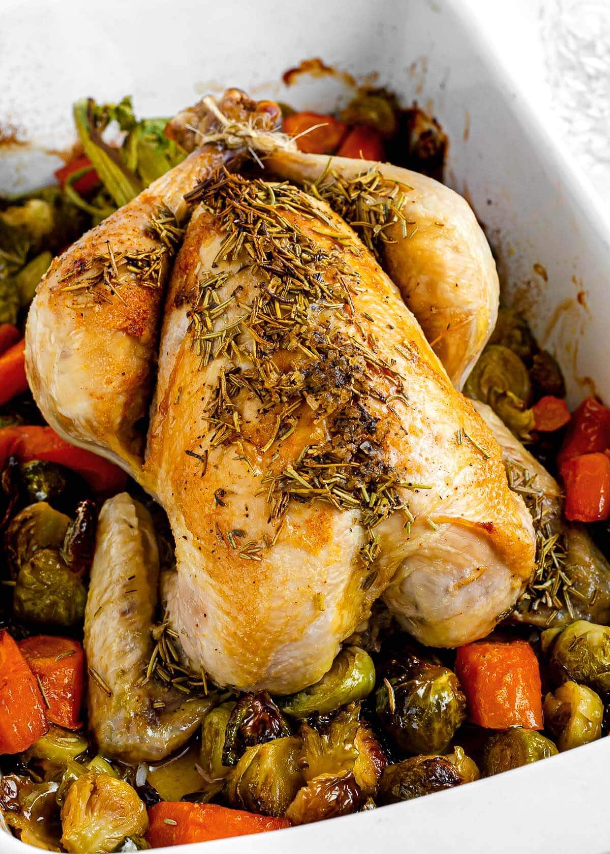 Rosemary-Roasted Chicken with Root Vegetables