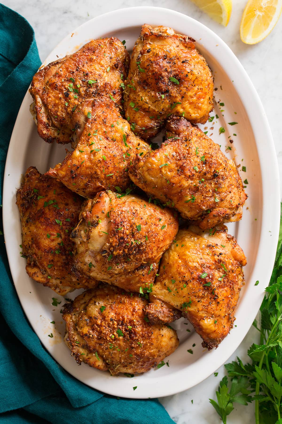 STS-1 Mission Baked Chicken Thighs