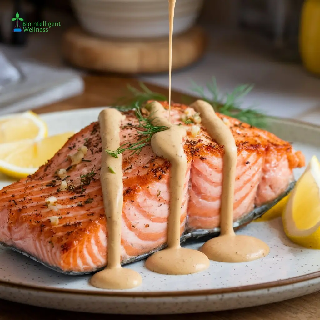 Pan-Seared Salmon with Dijon and Fresh Dill