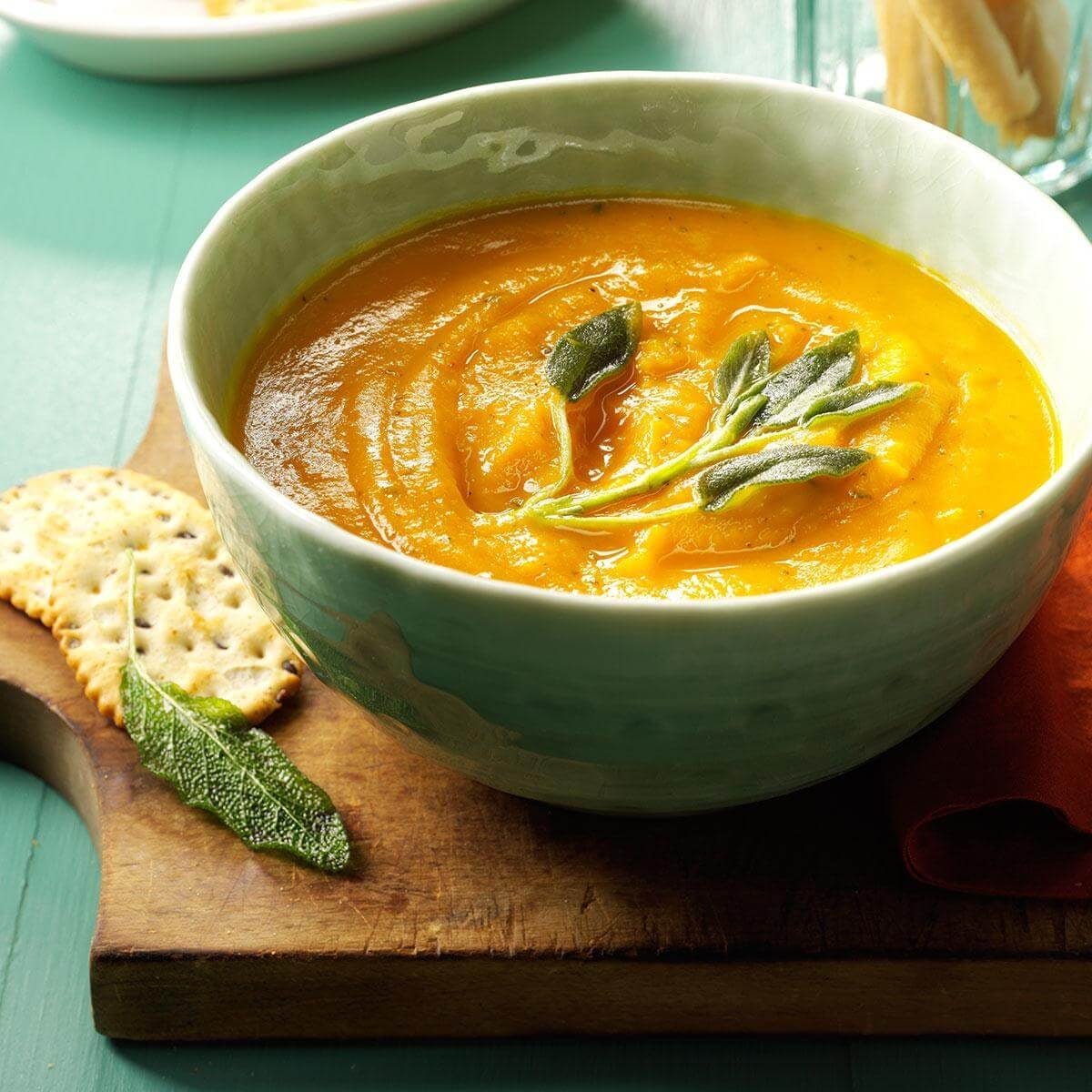 Texas Butternut Squash Soup with Sage