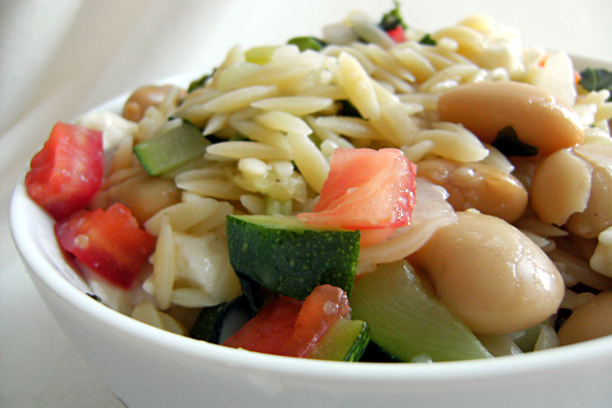 Cannellini Bean and Rosemary Pasta