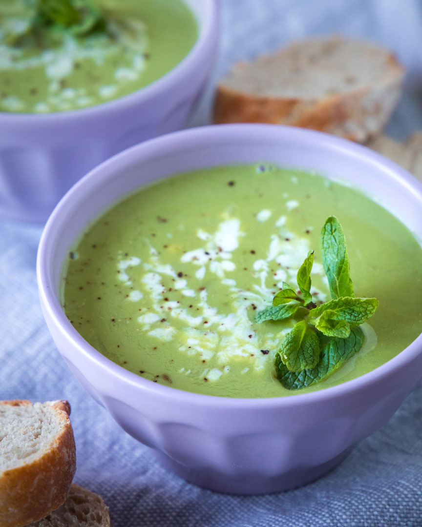 Pea-Mint Soup